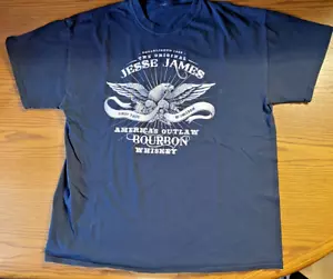 Herren The Original Jesse James America’s Outlaw Bourbon Whiskey T-Shirt X-Large - Bild 1 von 15