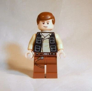 LEGO Star Wars Han Solo Minifigure 10236 75003 Black Vest with Pockets Genuine - Picture 1 of 1