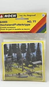 N 93 - Poste guet et assiette au beurre NOCH 64900 HO TT Hochstand Futterkrippe - Photo 1/4