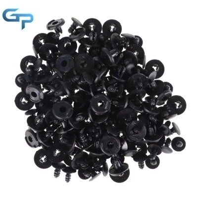 Auto Nylon Rivet Fastener Expansion Push in Fender Clips 8mm for Honda 100pcs - Image 1 of 4
