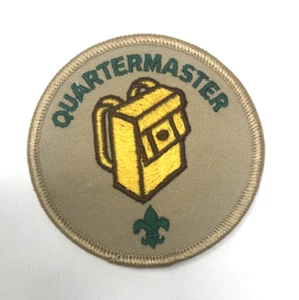 PATCH BSA Boy Scouts Quartermaster Backpack Yellow Tan Green - Bild 1 von 2