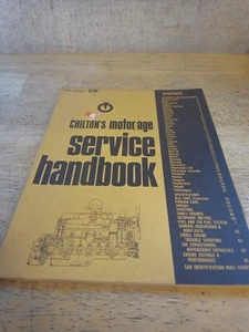 1969 Vintage Chilton's/Motor Age Service Handbook Manual - 44th Edition - Bild 1 von 3