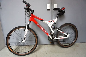 Specialized MTB Rocktopper Pro XC Mountainbike Fully 26 Zoll weiß rot (A025-007) - Bild 1 von 9