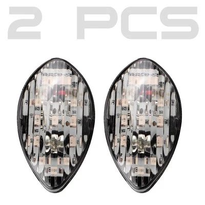 2 peças pisca-pisca de luzes de seta LED para motocicleta Honda CBR600RR CBR1000RR 900RR - Imagem 1 de 4