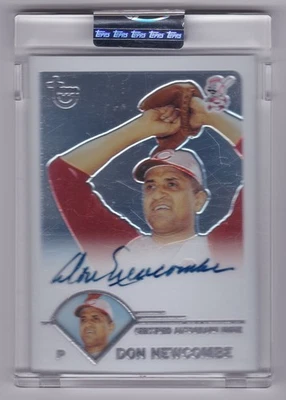 2003 Topps Retirado Edición Signature Don Newcombe Automático #TA-DN Reds Dodgers Foto 1 de 2