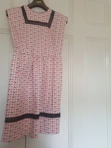 Vestido Orla Kiely talla 8 Reino Unido para mujer patrón de abeja/corazón - Imagen 1 de 5