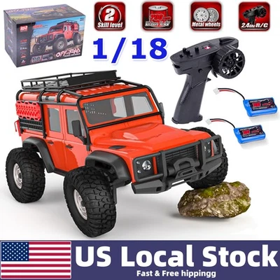 Cheerwing Remo 1/18 RC Rock Crawler Truck 1893-SL Off-Road 2.4G RC Cars Gift Toy - Image 1 of 4