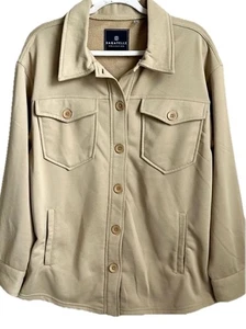 Bagatelle Women’s Tan Shacket Jacket L - Picture 1 of 6