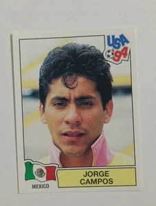 Adesivo calcio Jorge Campos Panini USA 94 World Cup retro verde 1994 339 - Foto 1 di 5