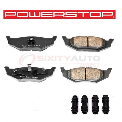 PowerStop Rear Disc Brake Pad & Hardware Kit for 1995-2000 Chrysler Cirrus - ky Foto 1 de 4