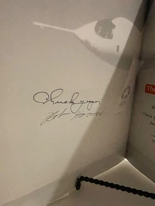 Autographed by Chuck Yeager & Bob Hoover The Quest for Mach One c. 1997 Hardback - Picture 1 of 16