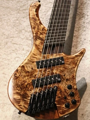 Bajo Ibanez EHB1506MS marrón antiguo bajo brillo de 6 cuerdas usado - Imagen 1 de 4