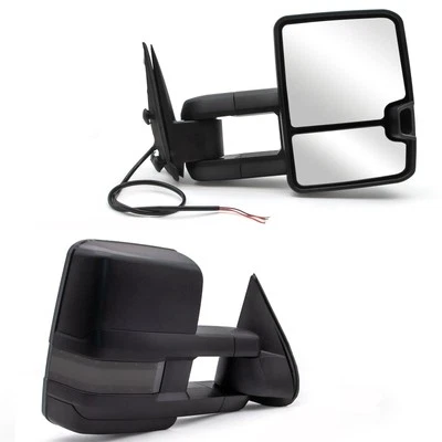 Manual Adjustment Tow Mirrors for 2000-2006 GMC Yukon 1500 2500 Left+Right Side - Imagem 1 de 4