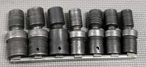 Snap-on 6pt Impact Swivel Socket Set 7 pcs See Description - Picture 1 of 10