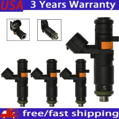 Juego de 4 piezas inyector de combustible FJ1195 para Volkswagen Jetta 2013-15 Seat Ibiza 2011-18 Foto 1 de 4