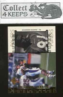 1998 Upper Deck Super Powers #S14 Shannon Sharpe (Denver Broncos) - Image 1 of 2