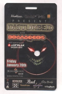 Disturbed - Laminated Ticket for Private show in Anaheim, CA 2006 - Foto 1 di 1