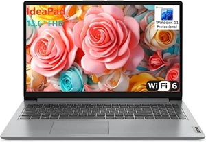 Lenovo Ideapad 1 15.6" FHD Intel Celeron N Win11 Pro 16GB RAM 512GB SSD Laptop - Picture 1 of 8