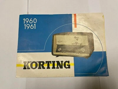 Vintage KORTING RADIOS Prospekt 1960 - Bild 1 von 4