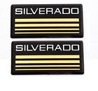 Chevrolet Silverado Side Bar Pillar Cab Post Decal Badge Name Plate 88-98 Pair