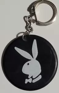 Plastic Playboy Bunny Keychain (v. nice) - Picture 1 of 1