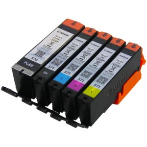 5x Original TINTE PATRONEN CANON PIXMA TS5050 TS6050 Mg5750 MG6850 TS8050 SET - Bild 1 von 6