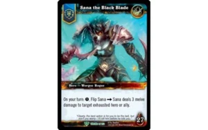 Tarjeta TCG Sana the Black Blade WOW Throne of the Tides poco común LP x1 - Imagen 1 de 1
