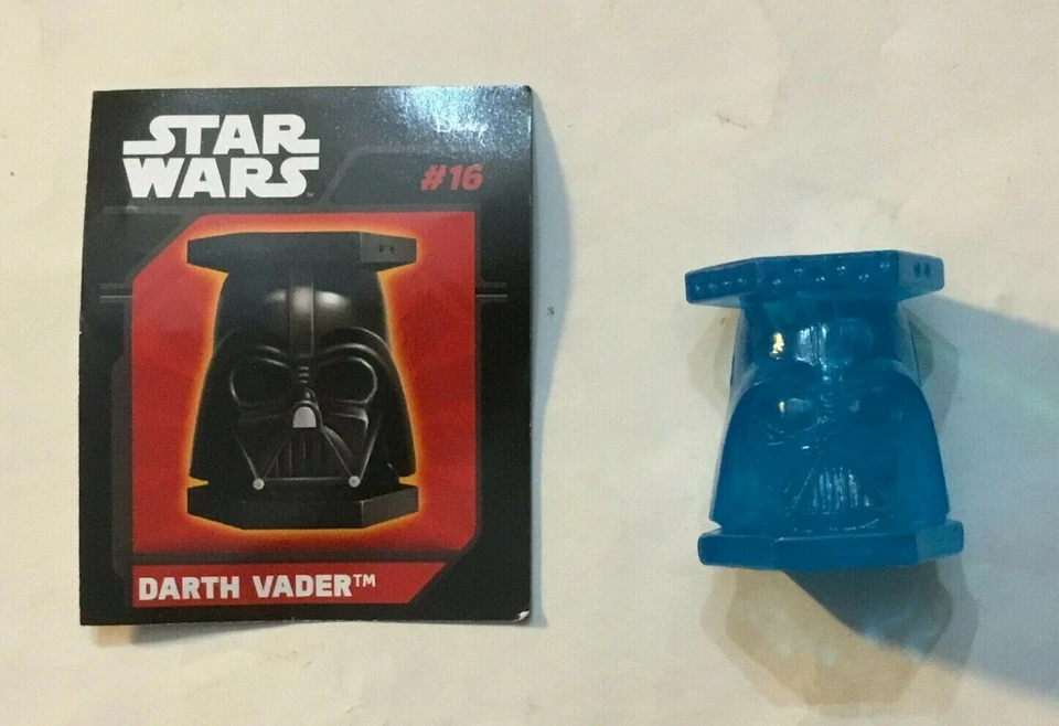 ABATONS STAR WARS 16 DARTH VADER CLEAR BLUE con cartina DISNEY PANINI TOTEMS - Immagine 1 di 1