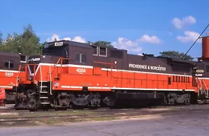 Original Slide: P&W Providence & Worcester B40-8 4004 - ex Susquehanna - Picture 1 of 1
