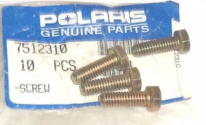 POLARIS PURE OEM NOS ATV FRAME SCREW PACK OF EIGHT (8) 7512310 - Picture 1 of 2