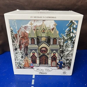Lenox Winter Glen by Dillard's Christmas Village ST. MICHEALS CATHEDRAL-NO LIGHT - Picture 1 of 6