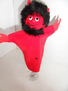 Steiff devil hand puppet doll with button flag  Germany 2511 - Picture 1 of 7