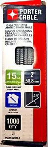 Porter Cable 2 Zoll x 15 Stärke Finish Nagelkleber sortiert (1000 pro Box) - Bild 1 von 4