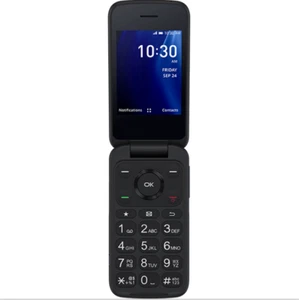 Alcatel Go Flip 4 4056W - 4GB - Blue-Locked to T-MOBILE - Single SIM - Excellent - Afbeelding 1 van 1