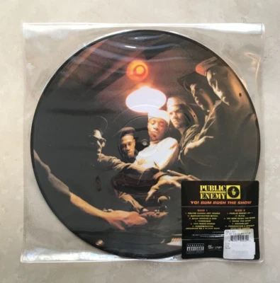 Public Enemy Yo! Bum Rush The Show Lp Picture Disc Flavor Flav  Glenn Friedman - Image 1 of 4