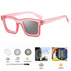 Photochromic Lens Nearsighted Glasses Men Women Square Frame Myopia Sunglasses