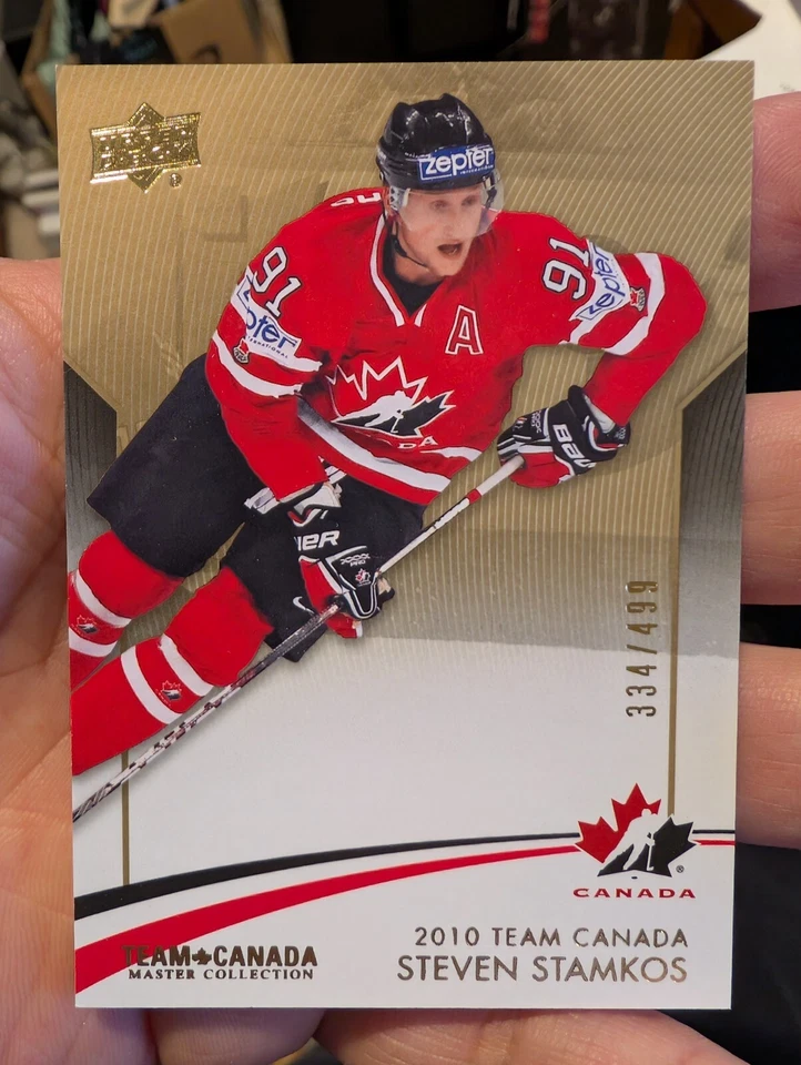 2014 Upper Deck Master Collection Team Canada 11 Steven Stamkos #334/499 - Image 1 of 1