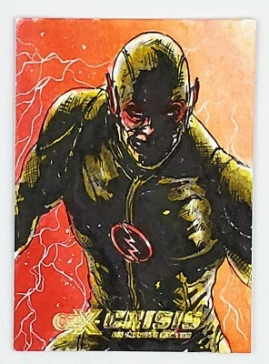 Cryptozoic CZX Crisis on Infinite Earths 1/1 Sketch by Cezar Razek - Image 1 of 3