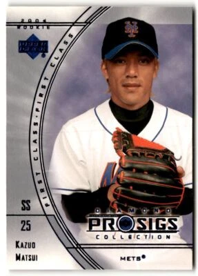 2004 UD Diamond Collection Pro Sigs Kazuo Matsui Rookie #133 New York Mets - Image 1 of 2