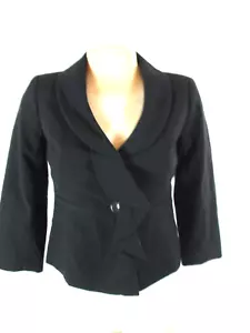 Loft donna 0P L/S giacca nera due bottoni FODERATA (C5) - Foto 1 di 9