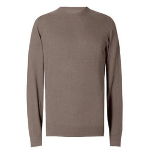 Mens Crew Neck Jumper New Soft Knitted Cotton Blend Pullover Top - Famous Store - Bild 1 von 2