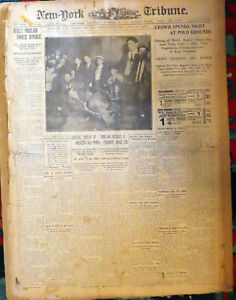 1911 GROUP OF WORLD SERIES NEWSPAPERS NEW YORK GIANTS VS PHILADELPHIA A'S 