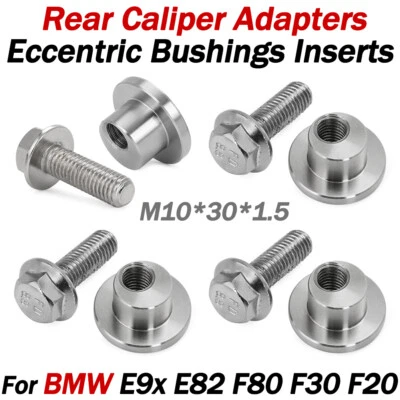 For BMW e90 e82 f80 f30 f20 Rear caliper adapters Eccentric bushings Inserts - Image 1 of 4