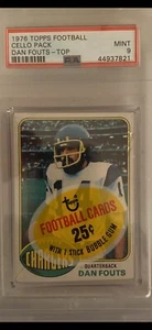 1976 TOPPS VIOLONCELLO DAN FOUTS 2° ANNO PAYTON RC? PSA 9 POP 1 - Foto 1 di 1