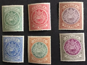 Antigua George V Part Set SG41/8 mounted mint C/V £54+ in 2016. - Picture 1 of 2