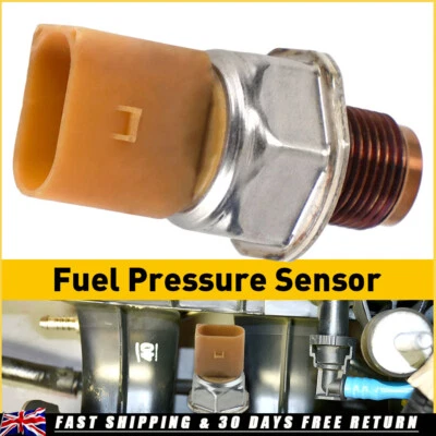 New Fuel Rail High Pressure Sensor For AUDI SEAT SKODA VW 1.6 2.0 TDi 3L906054A - Image 1 of 4