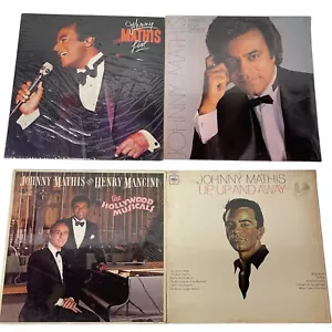 Johnny Mathis LP Lot Live & Different Kinda Different New Sealed & 2 In Shrink - Picture 1 of 17