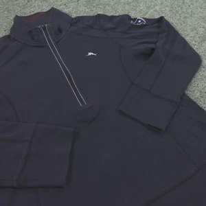 Tommy Bahama Sweater Womens Large 1/4 Zip Pull Over NFL Houston Texans - Picture 1 of 11