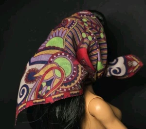 MATTEL ORNATE CHIFFON SHAWL HEAD WRAP SCARF FASHIONISTAS DOLLS FASHION CLOTHES - Picture 1 of 4