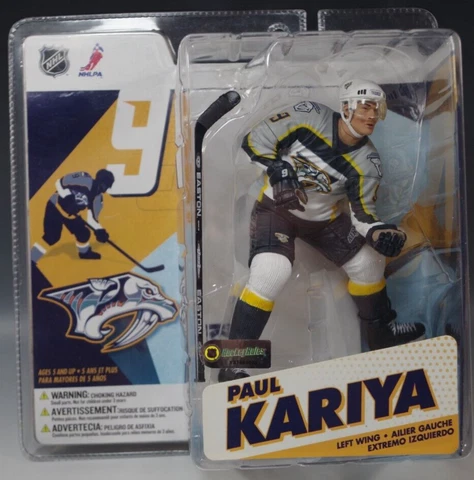 McFARLANE PAUL KARIYA SERIES 12 NASHVILLE PREDATORS FIGURE NHL HOCKEY MIB WHITE Cover